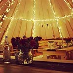 Tipi tent decorations